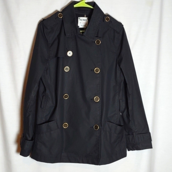 Old Navy Double Breasted Raincoat - Picture 1 of 13